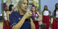 Abertura da Copa trouxe cerimônia, show ao vivo e estréia com goleada