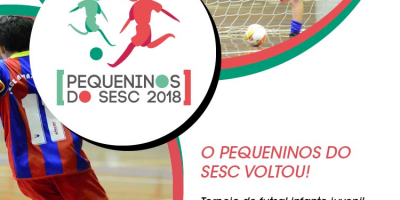 imagem - Escolinha de Futsal do Sincomerciários disputará pelo campeonato “Pequeninos do Sesc 2018”