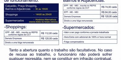 imagem - Horário do comércio para o feriado de 15 de novembro