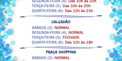 imagem - Horários de funcionamento do comércio no Carnaval 2019