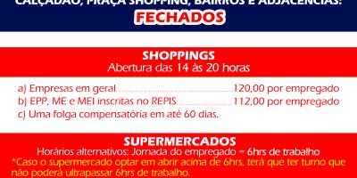 imagem - PROGRAMAÇÃO FERIADOS 19 E 21 DE ABRIL