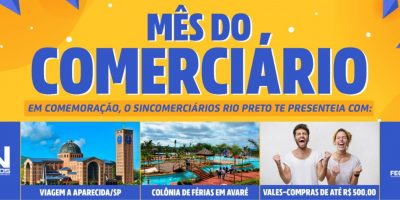 imagem - Sincomerciários presenteia comerciários com vales-compras e viagens