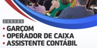 Secretaria Municipal do Trabalho e do Emprego em parceria com o Governo do Estado oferece cursos gratuitos