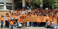 Caminhada pelo fim da violência contra a mulher reúne 300 participantes em Rio Preto