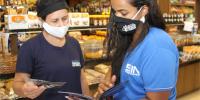 Comerciários de Rio Preto ganham máscaras do sindicato