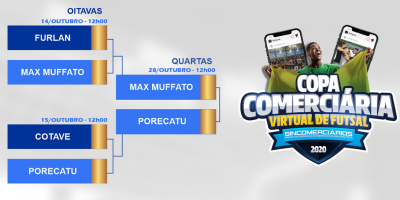 imagem - Times avançam de fase na Copa Comerciária Virtual de Futsal de Rio Preto