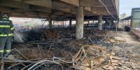 Incêndio destrói Shopping Azul em Rio Preto