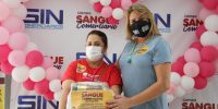 Sindicato começa distribuição de cestas básicas aos associados participantes da campanha “Sangue Comerciário”