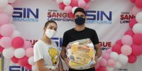 Sindicato começa distribuição de cestas básicas aos associados participantes da campanha “Sangue Comerciário”