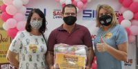 Sindicato começa distribuição de cestas básicas aos associados participantes da campanha “Sangue Comerciário”