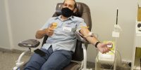 Equipe Macromed participa da campanha “Sangue Comerciário” no Hemocentro