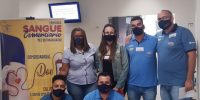 Equipe Benitez e Ramos fortalece campanha “Sangue Comerciário”