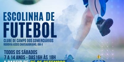 imagem - Escolinha de Futebol retorna às atividades neste sábado