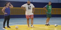 Escolinha de futsal Sincomerciários realiza festa de confraternização