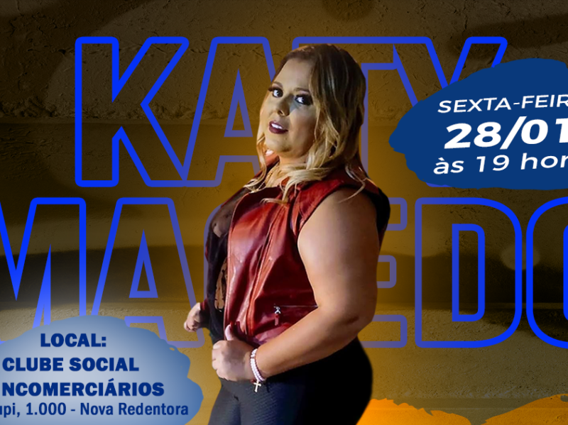 KATY MACEDO AGITA HAPPY HOUR NO CLUBE SOCIAL