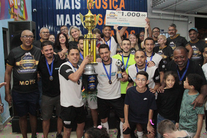 Equipe Eurotech 5 foi a grande campeã da 34ª Copa Comerciária de Futsal