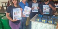 Equipe do Sindicato vai às ruas entregar o novo jornal “Em Notícias” aos comerciários