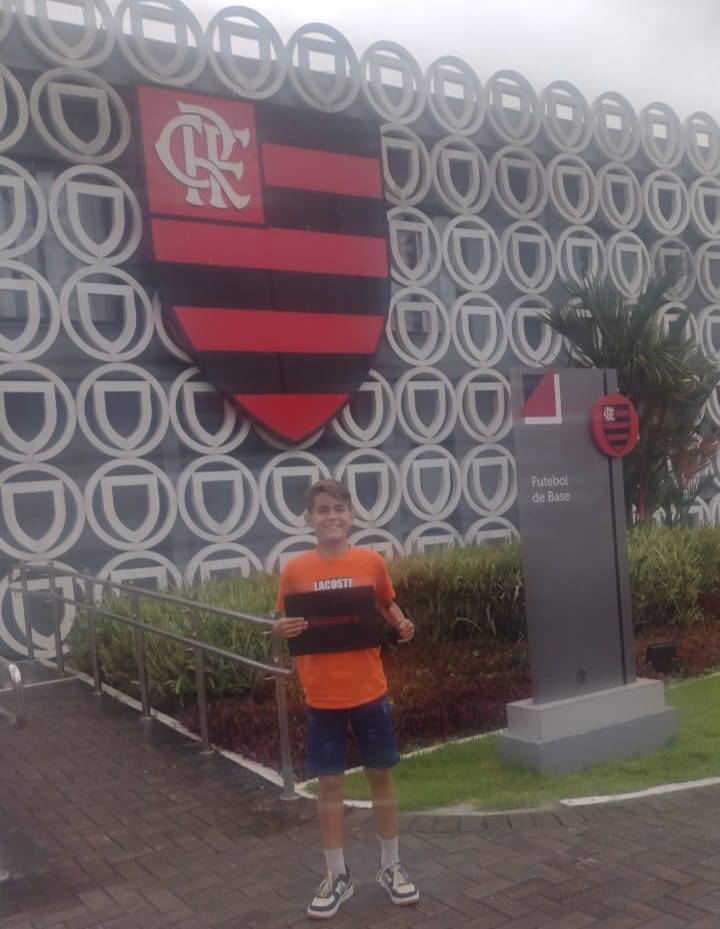 Heitor de apresentou ao Flamengo no dia 23 de janeiro de 2024