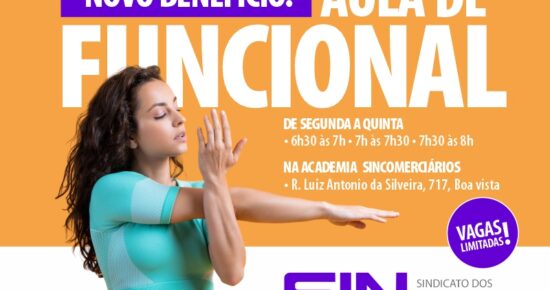 SINCOMERCIÁRIOS AMPLIA BENEFÍCIOS COM AULAS DE TREINO FUNCIONAL A SÓCIOS