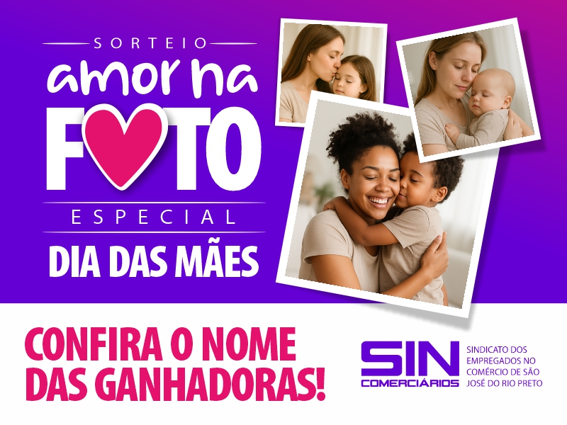 EM CLIMA DE CARINHO, SINDICATO SORTEIA DEZ VALES-COMPRAS EM HOMENAGEM AO DIA DAS MÃES