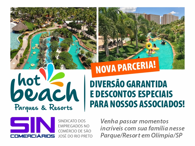 PARCERIA  HOT BEACH OLÍMPIA! 