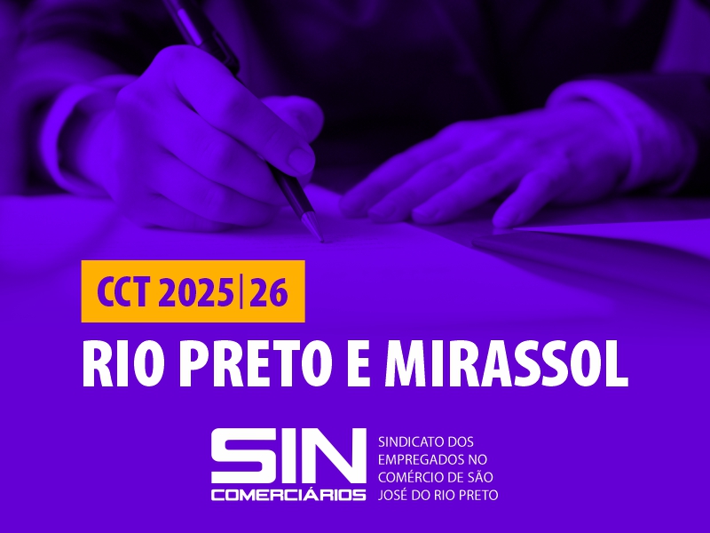 CCT’s de Rio Preto e Mirassol são assinadas CCT’s de Rio Preto e Mirassol são assinadas