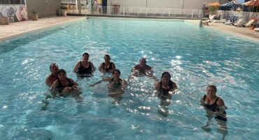 RETORNO DAS AULAS DE HIDROGINÁSTICA