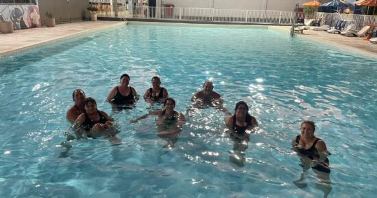 RETORNO DAS AULAS DE HIDROGINÁSTICA