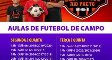 Parceria entre Sincomerciários e Desportivo Rio Preto amplia acesso ao futebol de campo para jovens