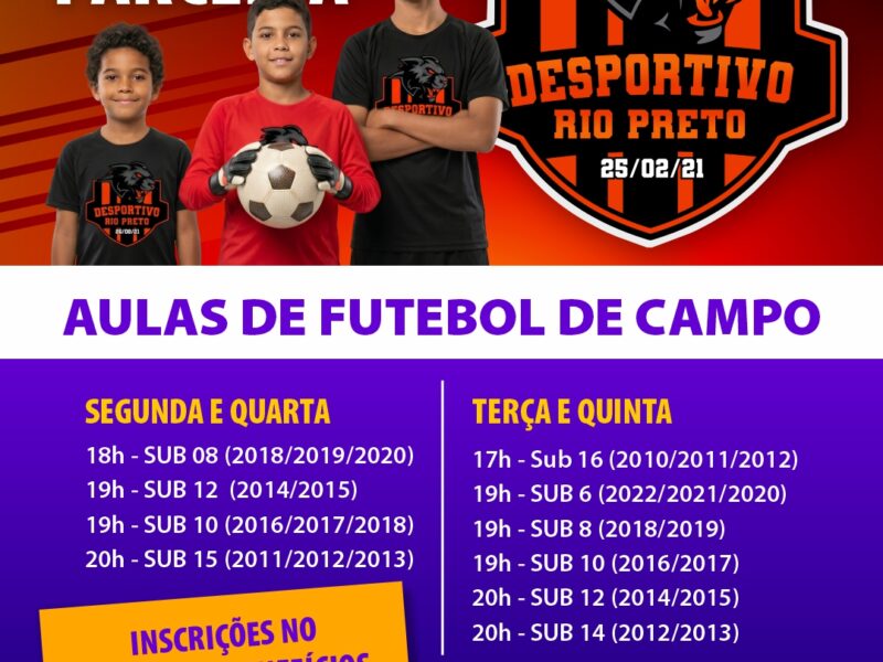 Parceria entre Sincomerciários e Desportivo Rio Preto amplia acesso ao futebol de campo para jovens Parceria entre Sincomerciários e Desportivo Rio Preto amplia acesso ao futebol de campo para jovens