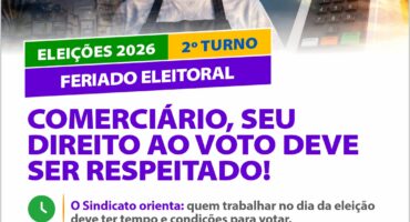 SEGUNDO TURNO — 25 DE OUTUBRO